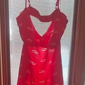 Elegant Red Maxi Dress